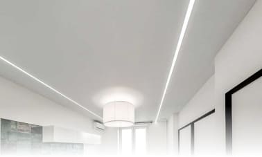 потолки световые линии