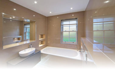 натяжные потолки для ванной