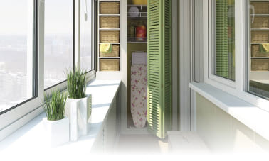 стоимость ремонта балкона под ключ