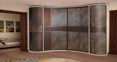 Радиусные шкафы-купе