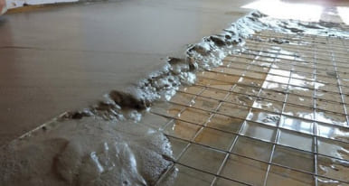 Мокрая стяжка пола