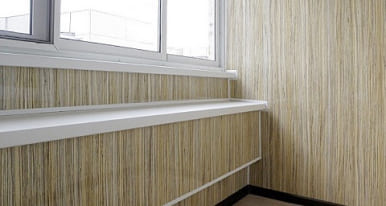 отделка балкона панелями пвх