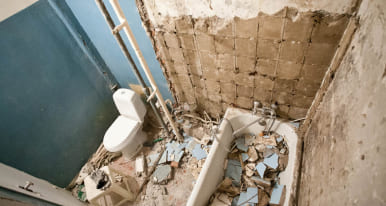 Демонтаж санузла